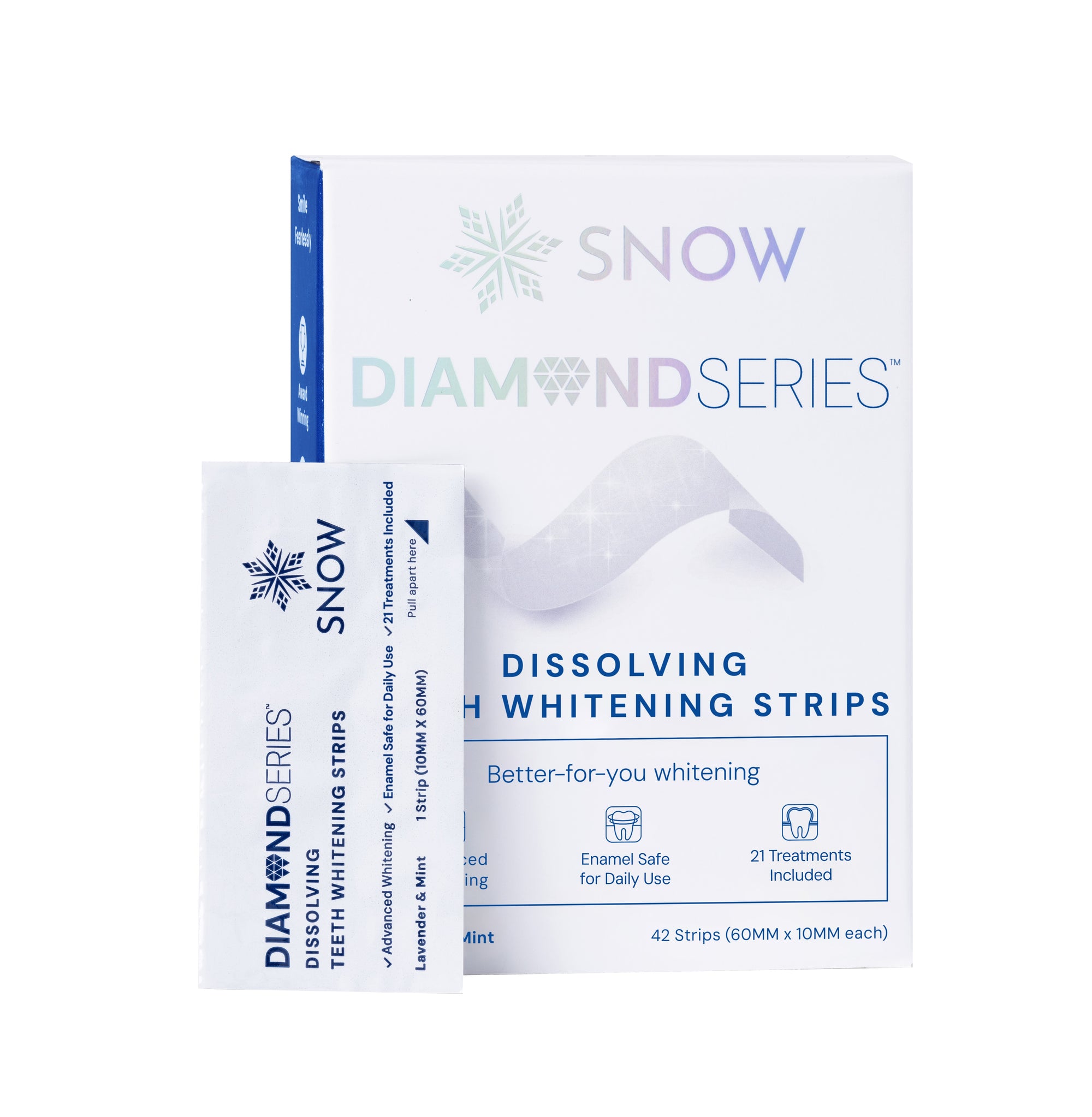 Fitas Clareadoras Dissolvíveis SNOW Diamond Series